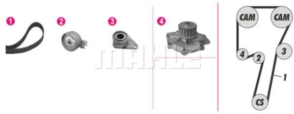 Mahle/Behr CPK 82 000P Zestaw rozrządu z pompą wody CPK82000P: Dobra cena w Polsce na 2407.PL - Kup Teraz!