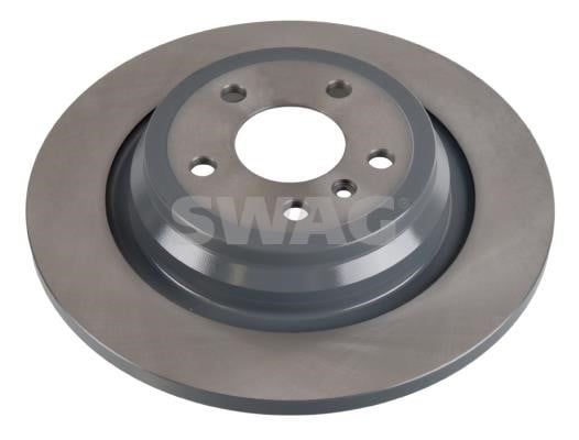 SWAG 10 10 7715 Rear brake disc, non-ventilated 10107715: Buy near me in Poland at 2407.PL - Good price!