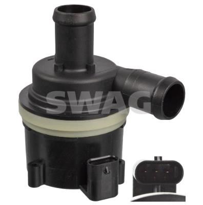 SWAG 33 10 0398 Additional coolant pump 33100398: Buy near me in Poland at 2407.PL - Good price!