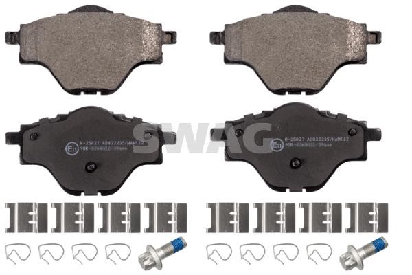 SWAG 62 11 6242 Rear disc brake pads, set 62116242: Buy near me in Poland at 2407.PL - Good price!
