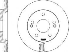 NiBK RN1562 Front brake disc ventilated RN1562: Buy near me in Poland at 2407.PL - Good price!