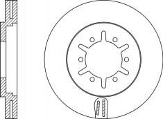 NiBK RN1088 Front brake disc ventilated RN1088: Buy near me in Poland at 2407.PL - Good price!