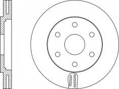 NiBK RN1317 Front brake disc ventilated RN1317: Buy near me in Poland at 2407.PL - Good price!