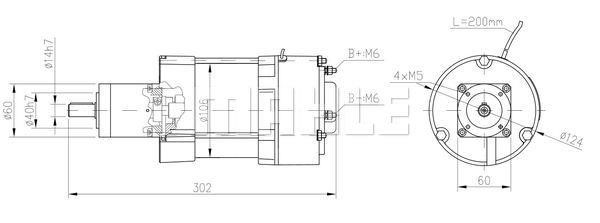 Mahle Original MM 396 Electric motor MM396: Buy near me in Poland at 2407.PL - Good price!