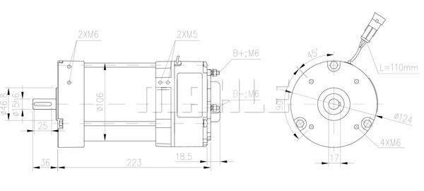 Mahle Original MM 419 Electric motor MM419: Buy near me in Poland at 2407.PL - Good price!