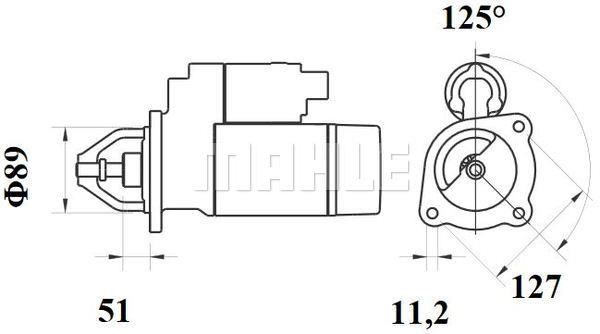 Mahle Original MS 753 Starter MS753: Buy near me in Poland at 2407.PL - Good price!