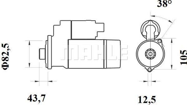 Mahle Original MS 432 Rozrusznik MS432: Dobra cena w Polsce na 2407.PL - Kup Teraz!