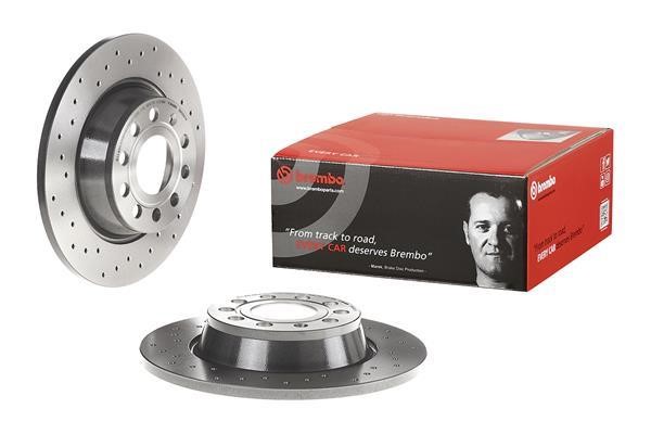 Unventilated brake disc Brembo 08.A202.1X