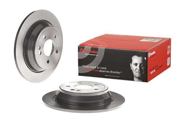 Rear brake disc, non-ventilated Brembo 08.8405.11