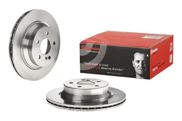 Brembo 09.A358.10 Rear ventilated brake disc 09A35810: Buy near me in Poland at 2407.PL - Good price!