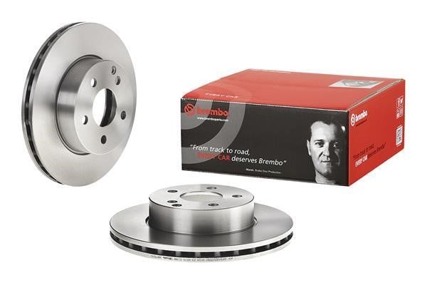 Brembo 09.A736.10 Front brake disc ventilated 09A73610: Buy near me in Poland at 2407.PL - Good price!
