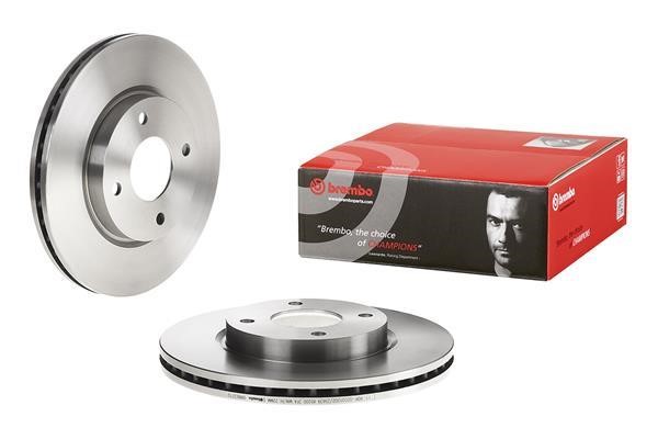 Тормозной диск вентилируемый, 1 шт. Brembo 09.B632.10