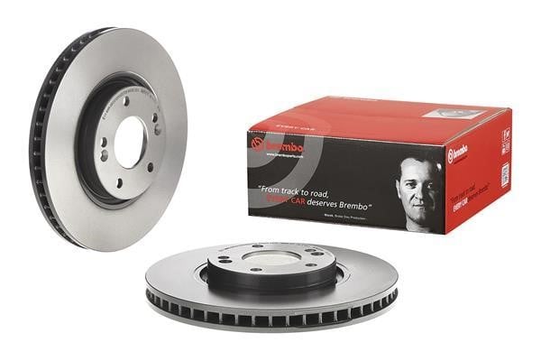Brembo 09.D210.11 Тормозной диск передний вентилируемый 09D21011: Отличная цена - Купить в Польше на 2407.PL!