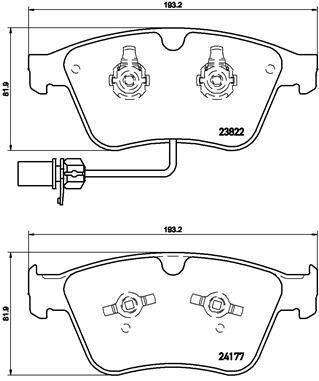 Купить Brembo P 05 003 по низкой цене в Польше!