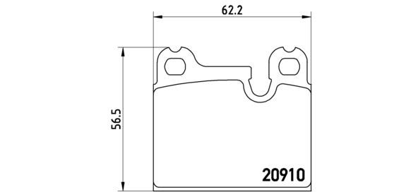 Brembo P 06 005 Гальмівні колодки, комплект P06005: Приваблива ціна - Купити у Польщі на 2407.PL!