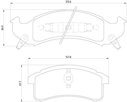 Brembo P 09 002 Brake Pad Set, disc brake P09002: Buy near me in Poland at 2407.PL - Good price!