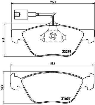 Купити Brembo P 23 077 за низькою ціною в Польщі!