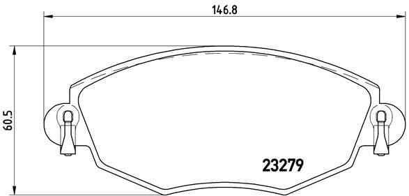 Купить Brembo P 24 060 по низкой цене в Польше!