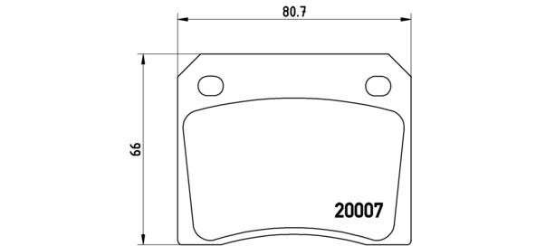 Brembo P 36 002 Brake Pad Set, disc brake P36002: Buy near me in Poland at 2407.PL - Good price!