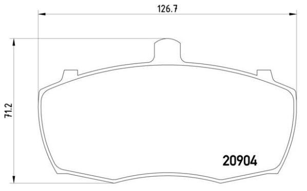 Brembo P 52 013 Brake Pad Set, disc brake P52013: Buy near me in Poland at 2407.PL - Good price!