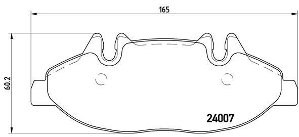 Klocki hamulcowe, zestaw Brembo P 50 050