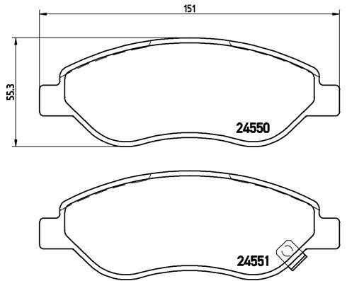 Купити Brembo P 59 053 за низькою ціною в Польщі!