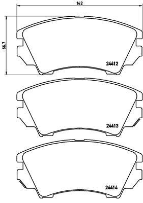 Купить Brembo P 59 055 по низкой цене в Польше!