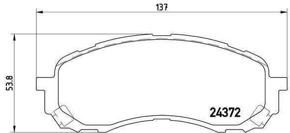 Купить Brembo P 78 015 по низкой цене в Польше!