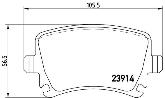 Klocki hamulcowe BREMBO XTRA, komplet Brembo P 85 095X