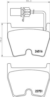 Brembo P 85 138 Klocki hamulcowe, zestaw P85138: Dobra cena w Polsce na 2407.PL - Kup Teraz!