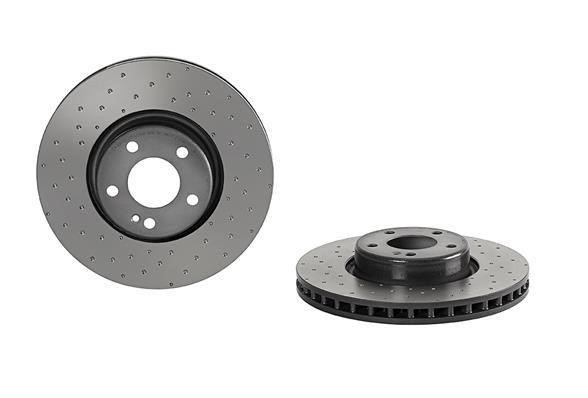 Brembo 09.D527.23 Диск гальмівний вентильований з перфорацією 09D52723: Приваблива ціна - Купити у Польщі на 2407.PL!