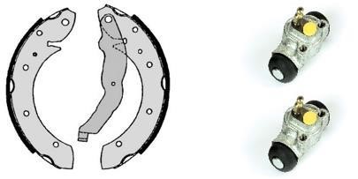 Brembo H 06 009 Brake shoes with cylinders, set H06009: Buy near me in Poland at 2407.PL - Good price!