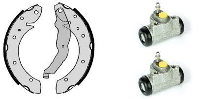 Brembo H 06 010 Brake shoes with cylinders, set H06010: Buy near me in Poland at 2407.PL - Good price!