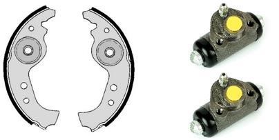 Brembo H 23 001 Brake shoes with cylinders, set H23001: Buy near me in Poland at 2407.PL - Good price!