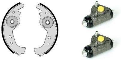 Brembo H 23 007 Brake shoes with cylinders, set H23007: Buy near me in Poland at 2407.PL - Good price!
