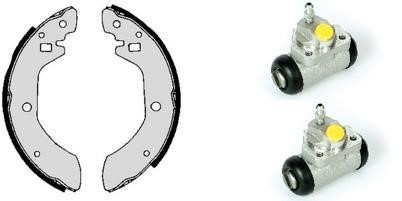 Brembo H 56 001 Brake shoes with cylinders, set H56001: Buy near me in Poland at 2407.PL - Good price!