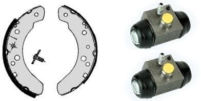 Brembo H 24 070 Brake shoes with cylinders, set H24070: Buy near me in Poland at 2407.PL - Good price!