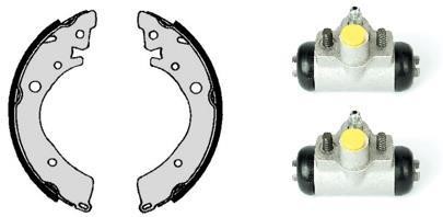 Brembo H 28 003 Brake shoes with cylinders, set H28003: Buy near me in Poland at 2407.PL - Good price!