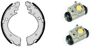 Brembo H 28 006 Brake shoes with cylinders, set H28006: Buy near me in Poland at 2407.PL - Good price!