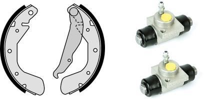 Brembo H 59 041 Brake shoes with cylinders, set H59041: Buy near me in Poland at 2407.PL - Good price!