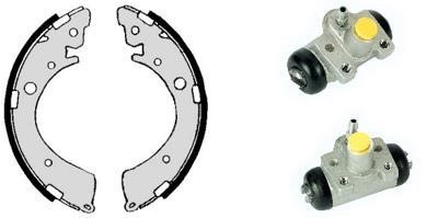 Brembo H 28 010 Brake shoes with cylinders, set H28010: Buy near me in Poland at 2407.PL - Good price!