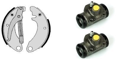Brembo H 61 006 Brake shoes with cylinders, set H61006: Buy near me in Poland at 2407.PL - Good price!