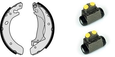 Brembo H 44 001 Brake shoes with cylinders, set H44001: Buy near me in Poland at 2407.PL - Good price!