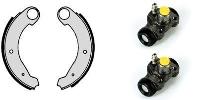 Brembo H 61 011 Brake shoes with cylinders, set H61011: Buy near me in Poland at 2407.PL - Good price!