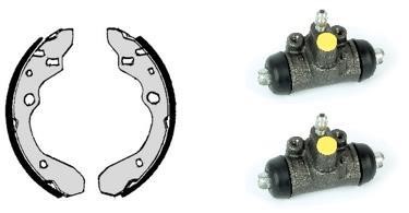Brembo H 49 006 Brake shoes with cylinders, set H49006: Buy near me in Poland at 2407.PL - Good price!