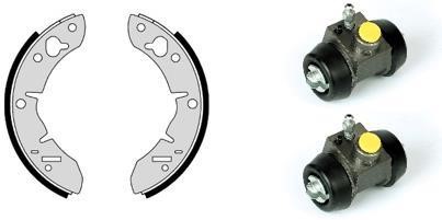 Brembo H 52 001 Brake shoes with cylinders, set H52001: Buy near me in Poland at 2407.PL - Good price!