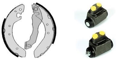 Brembo H 52 005 Brake shoes with cylinders, set H52005: Buy near me in Poland at 2407.PL - Good price!