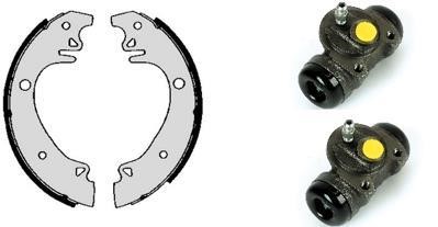 Brembo H 61 028 Brake shoes with cylinders, set H61028: Buy near me in Poland at 2407.PL - Good price!