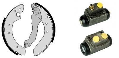 Brembo H 52 006 Brake shoes with cylinders, set H52006: Buy near me in Poland at 2407.PL - Good price!