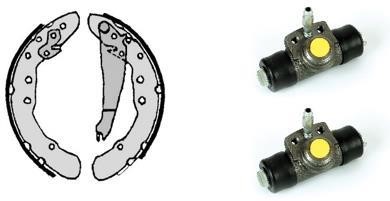 Brembo H 85 034 Brake shoes with cylinders, set H85034: Buy near me in Poland at 2407.PL - Good price!